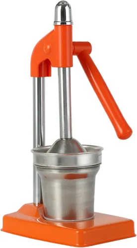 Vista 4 de Exprimidor de mano de acero inoxidable Exprimidor manual Exprimidor de frutas sin esfuerzo para naranjas, cítricos, limón más exprimidor de mano