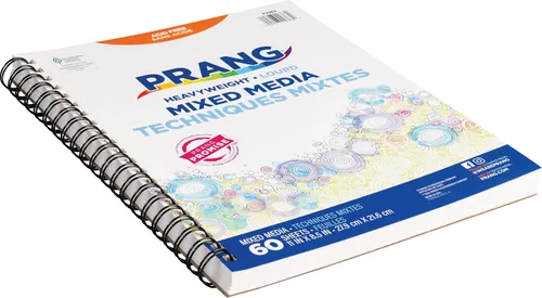 Vista 2 de Prang (Formerly Art Street) Diario de medios mixtos, pesado, 8.5 x 11 pulgadas, 60 hojas