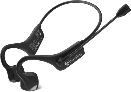Vista 8 de Audífonos Bluetooth con micrófono, auriculares de diadema con micrófono, audífonos con cancelación de ruido y conexión multipunto Bluetooth 5.0