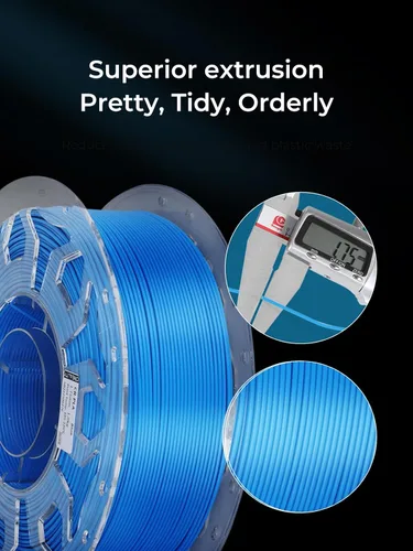 Vista 5 de Creality PLA - Filamento de impresora 3D de 1.75 mm, paquete de filamento para impresoras 3D, resistencia mejorada sin deformación, precisión