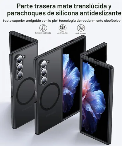 Vista 2 de NO.1 - Funda magnética para Samsung Galaxy Z Fold 6 con MagSafe Negro