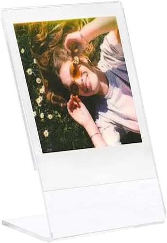 Vista 2 de Marco de fotos acrílico para Fujifilm Instax Mini 99 12 11 9 8 40 7+ Evo películas instantáneas de cámara instantánea para Polaroid Go Film Marcos
