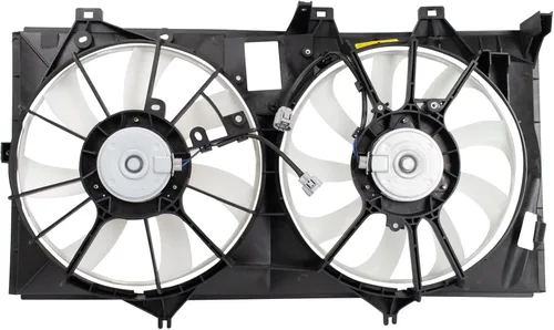 Vista 5 de Conjunto de ventilador de refrigeración dual del radiador TRQ Para Toyota Avalon 2013-2018 Camry 2012-2017 TO3115173