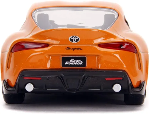 Vista 4 de Jada Toys Fast & Furious 1:32 2020 Toyota Supra - Coche fundido a presión, juguetes para niños y adultos