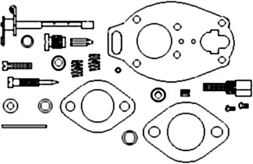 Vista 3 de RAParts MSCK38 - Kit completo de carburador para tractor Massey Ferguson 3165 165 65