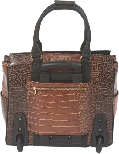 Vista 4 de JKM and Company Computer iPad, Laptop Tablet Rolling Tote Bag Briefcase Carryall Bag