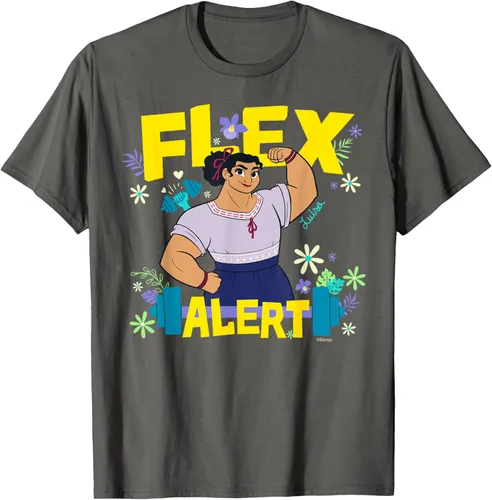 Vista 77 de Disney Encanto Luisa Madrigal Flex Alert Camiseta, Negro