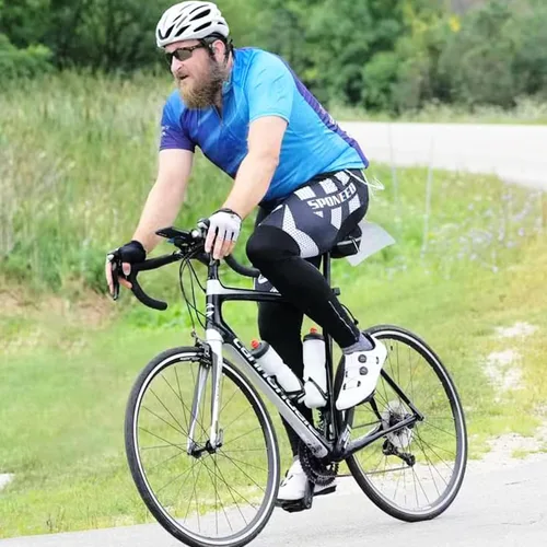 Vista 7 de sponeed - Mallas de ciclismo para hombre, acolchadas, 4D, para ciclismo de carretera