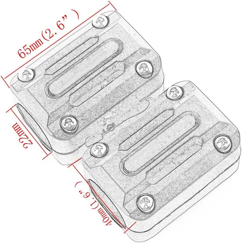 Vista 5 de Para Suzuki DL250 DL650 V-Strom DL1000 DL 650 / XT 1000 / XT Protector de motor de motocicleta Bloque decorativo