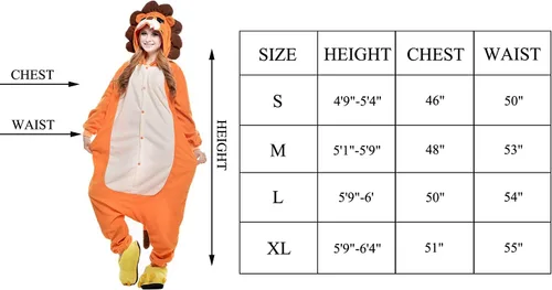 Vista 7 de NEWCOSPLAY Pijama de una pieza para adultos, disfraz de cosplay de una pieza