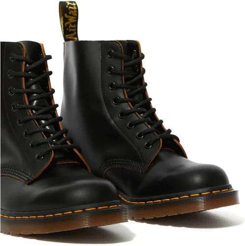 Vista 4 de Dr. Martens, Botas industriales ligeras para mujer Maple Zip con puntera de acero Negro