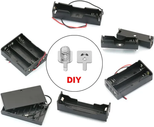 Vista 3 de LifHap - 20 pares de baterías AA AAA de metal para batería de resorte de contacto de repuesto para cargador de batería de control remoto