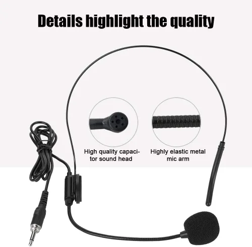 Vista 6 de Micrófono inalámbrico UHF con pantalla LED