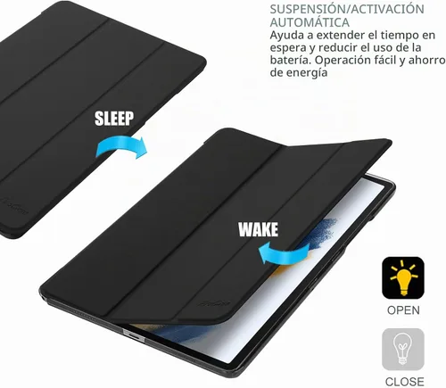 Vista 7 de ProCase Funda Inteligente para Galaxy Tab A8 10.5, Carcasa Trasera Dura Delgada con Soporte Funda Protectora Inteligente para Galaxy Tab A8 10.5