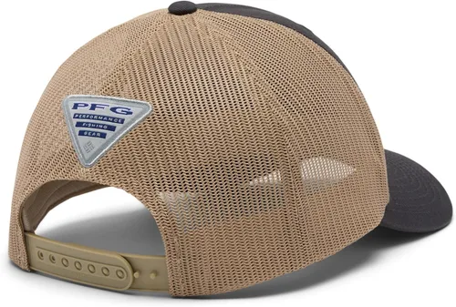 Vista 333 de Columbia Gorra de bola de malla Bandera antigua de malva/blanco/pescado