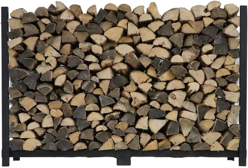 Vista 11 de Woodhaven Estante para leña de 8 pies – Fabricado en EE.UU. – Estante de almacenamiento de madera elevado de 1/2 cuerda – Mantiene la madera seca