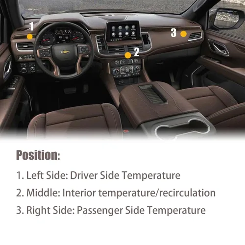Vista 7 de Actuador de puerta de mezcla de calefactor HVAC compatible con Chevrolet GMC Suburban Truck C1500 C2500 C3500 K1500 K2500 K3500 Blazer Yukon