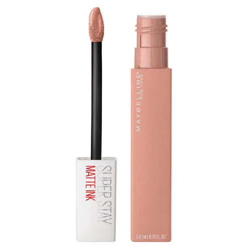 Vista 67 de Maybelline Super Stay Matte Ink - Lápiz labial líquido de tinta mate, color de alto impacto de larga duración, hasta 16 horas de uso, Inspirer, rosa