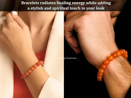 Vista 251 de Amazing Gemstone Pulsera de cristal para mujeres y hombres, pulsera de cristal curativo de protección, pulsera elástica con cuentas de piedras