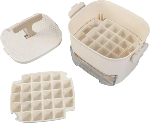 Vista 7 de Bandeja tipo cajón con tapa, apilable, congeladores, contenedor para cocteles, almacenamiento de alimentos para bebés