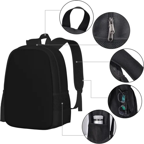 Vista 5 de Oefntac Mochila unisex de anime con impresión 3D mochila de juego de dibujos animados E