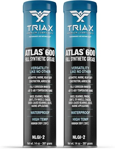 Vista 5 de TRIAX Atlas 600 - Grasa completamente sintética - Ultra resistente - Todas las quintas ruedas, rodamientos, juntas, pivotes, pernos - Súper adhesivo