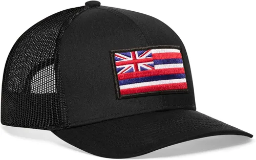 Vista 53 de HAKA Gorra de béisbol unisex con diseño de bandera del estado Gorra de béisbol de malla de camionero