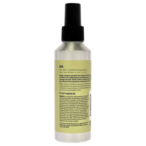 Vista 2 de AG Care COCO - Spray acondicionador de leche de nuez con mantequilla de semillas de coco y mango, spray para cabello rizado y desenredante