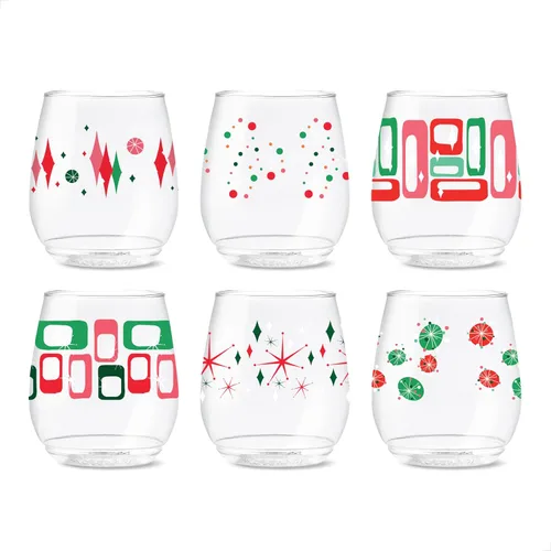 Vista 53 de TOSSWARE POP - Juego de 6 copas de champán con estampado de flauta de 9 onzas, de alta calidad, reciclables, irrompibles y de plástico transparente