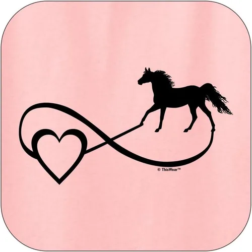 Vista 2 de Sudadera con capucha con símbolo del infinito de los amantes de los caballos