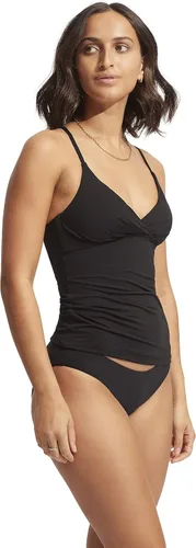 Vista 2 de Seafolly Traje de baño tipo tankini con parte delantera cruzada