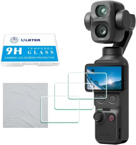 Vista 9 de ULBTER Protector de pantalla de lente para DJI Osmo Pocket 2 / Pocket 1 [2+2 unidades]