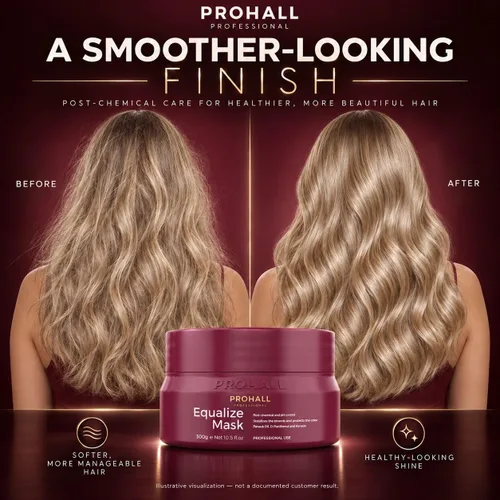 Vista 2 de Mascarilla para el cabello acondicionador profundo para queratina tratada