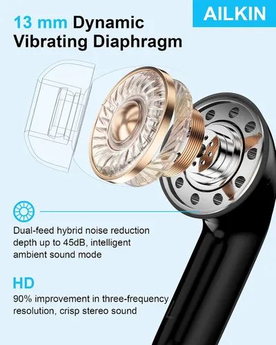 Vista 2 de Auriculares inalámbricos Samsung para Samsung Galaxy A17 A16 S26 Ultra S26+ S25, auriculares intrauditivos Bluetooth para iPhone17 Pro Max