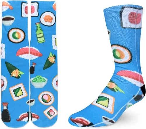 Vista 8 de Benefeet Sox Calcetines unisex para hombre, divertidos, locos, para niños, jóvenes, coloridos, estampados 3D, atléticos, novedosos calcetines