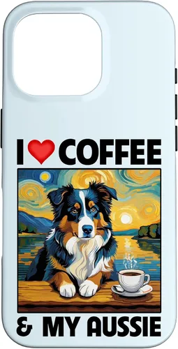 Vista 20 de Aussie Mom Dad Coffee Cup Australian Shepherd Dog Lovers Case for iPhone 17
