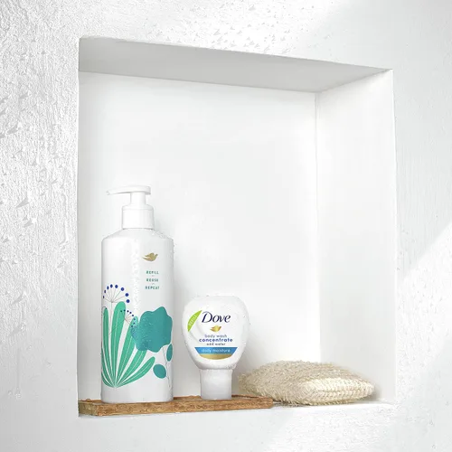 Vista 4 de Dove Concentrate Refill Daily Moisture - Recarga de 4 fl oz (hace 16 fl oz), 4