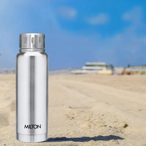 Vista 9 de Milton Frasco aislado de 10 onzas, botella de agua de acero inoxidable a Plateado