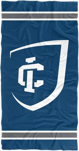 Vista 243 de LOGOVISION Manta Abilene Christian University, 30 x 60 pulgadas, logotipo primario CottonFront/PolyBackBeachTowel