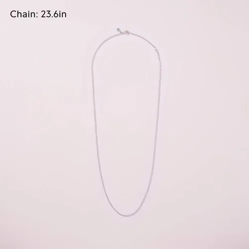 Vista 6 de Pandora Cable Chain Necklace- Classic Chain Necklace with Lobster Clasp - Great Gift for Women - Sterling Silver Adjustable Necklace, With Gift Box
