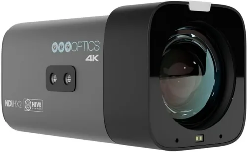 Vista 2 de PTZOptics Cámara Studio 4K 20x Box - Gris Zoom In with Power and Endurance, Capture a head-and-shoulders shot of your subject from up to 90