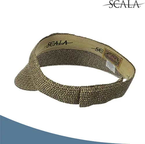Vista 4 de Scala Visera de papel trenzado para mujer