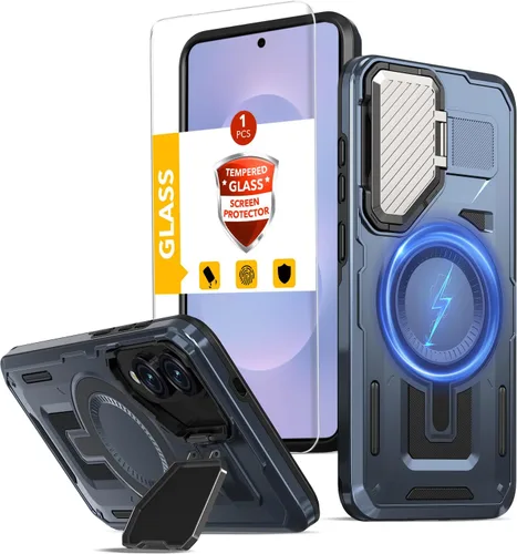 Vista 65 de Funda magnética para Google Pixel 9A compatible con cargador inalámbrico MagSafe, para Pixel 9A, funda de teléfono integrada de 360 °, con 2