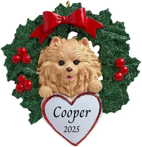 Vista 35 de Adornos personalizados para árbol de Navidad 2025 para mascotas, Chihuahua con corona, recuerdo para los amantes de los perros de los cachorros