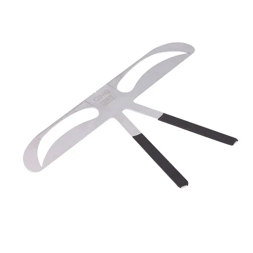 Vista 6 de Eyebrow Ruler, Professional Eyebrow Measure Balance Extension Ruler Meteor Eyebrow Shape Stencil Make Up Beuaty Accessory Tool