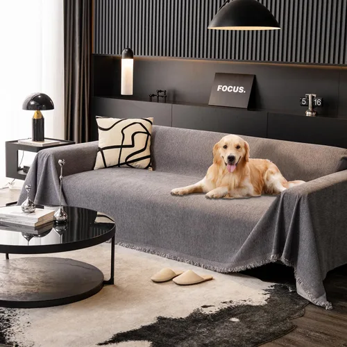 Vista 13 de Fundas de sofá 100% impermeables para mascotas, fundas de sofá para perros, gatos, funda para sofás seccionales, sillón reclinable, futón, fundas