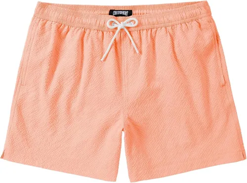 Vista 21 de Men's Swim Shorts Seersucker Swimming Trunks for Men Beach Shorts Quick Dry Bathing Suit 5"/7"/9" with Pockets