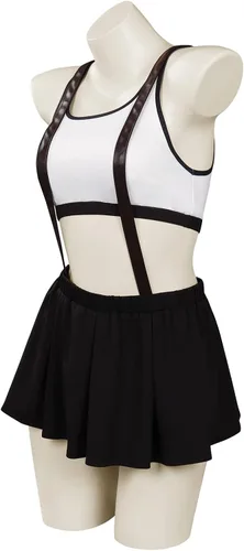 Vista 3 de Alleyon Traje de baño de anime para mujer, traje de baño de dos piezas, traje de baño de cosplay