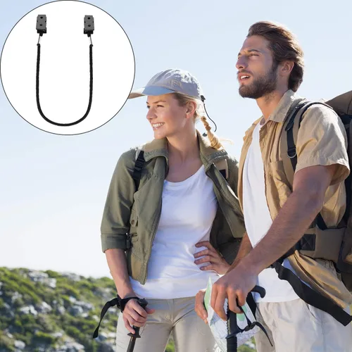 Vista 6 de SATINIOR 6 Pcs Adjustable Hat Strap Clips Retainers Dragonfly Clip for Wind Travel on Bag Anti-Lost Cap Strap Clips Men Women