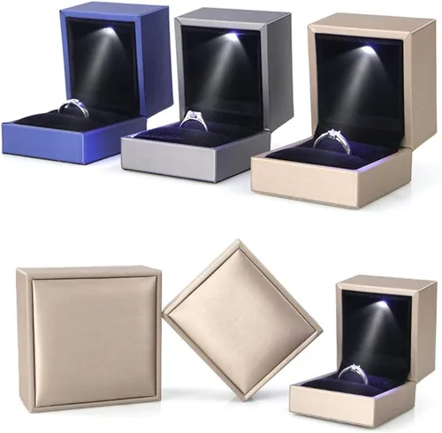 Vista 7 de Shlutesoy - Caja de almacenamiento con colgante de piel sintética para el día de San Valentín